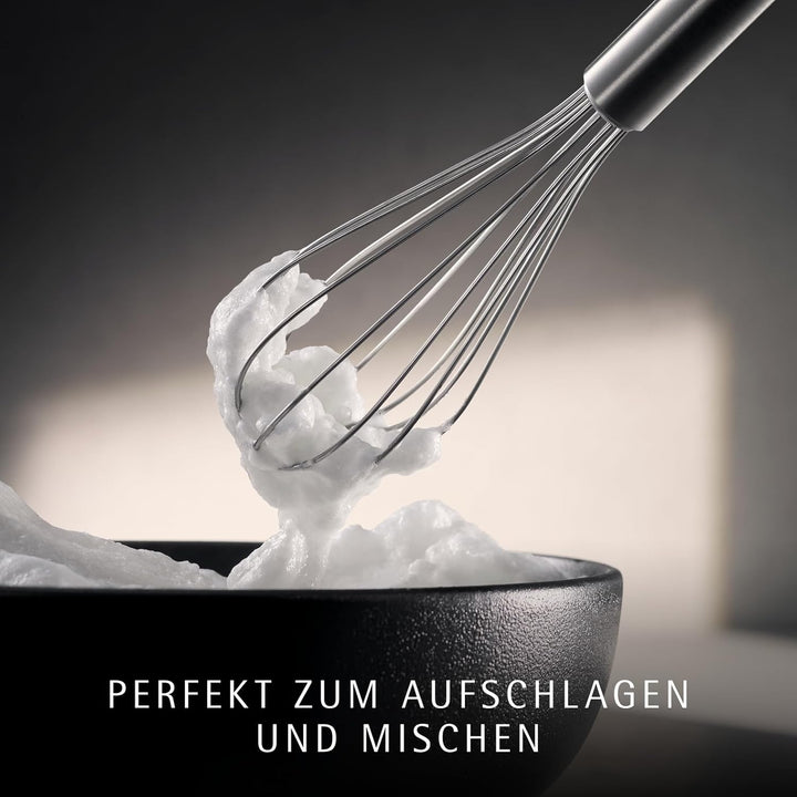 WMF Profi Plus Schneebesen Set 3-teilig, Schneebesen Edelstahl teilmattiert, Rührbesen, Quirl, spülm