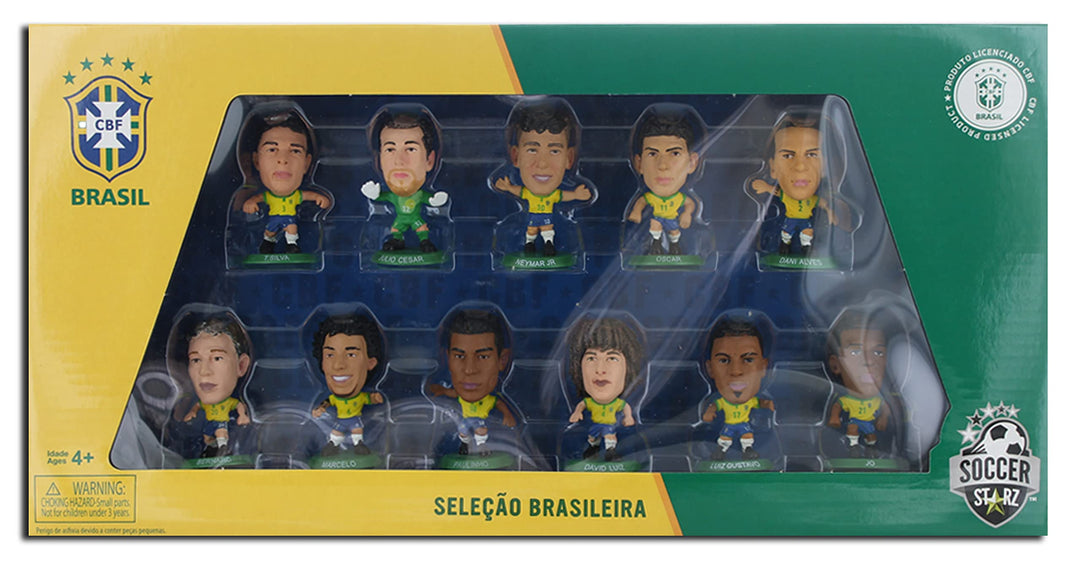 SoccerStarz Brazil International 11-Figurine Team Pack