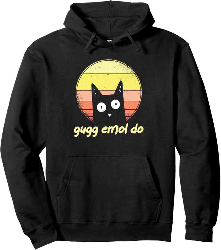 Pfälzer Dialekt Katze gug emol do Witziges Pfalz Pullover Hoodie