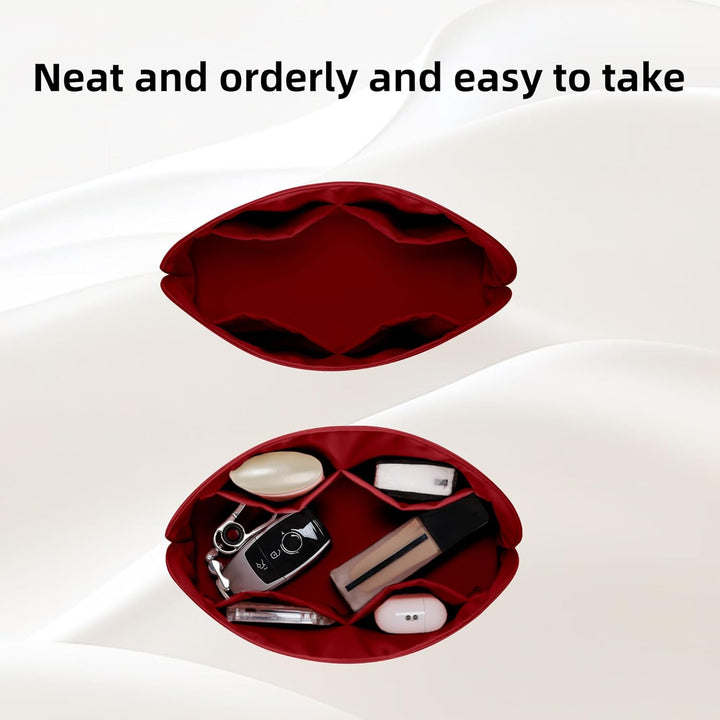 DGAZ Taschen Organizer Einsatz, Seide Innentasche für Alma BB/PM/MM, Leicht Taschenorganizer Shaper
