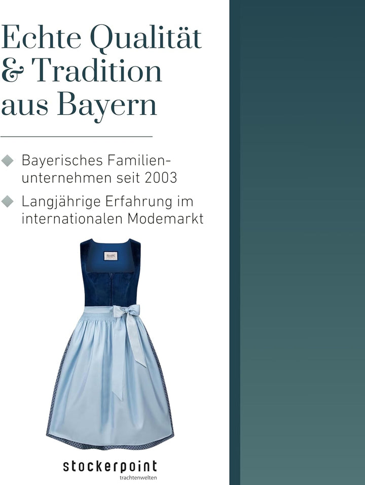Stockerpoint Damen Aida Midi Dirndl, 34
