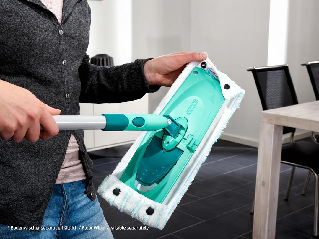 Leifheit Wischbezug CLEAN Twist M/Combi M Micro Duo 6er Set, Bodenwischer Ersatzbezug, Wischbezug au