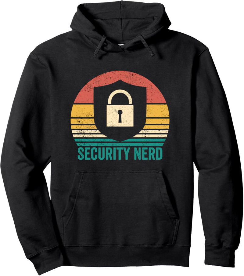 Cybersicherheit Computersicherheit Cybersicherheit Nerd Retro Pullover Hoodie