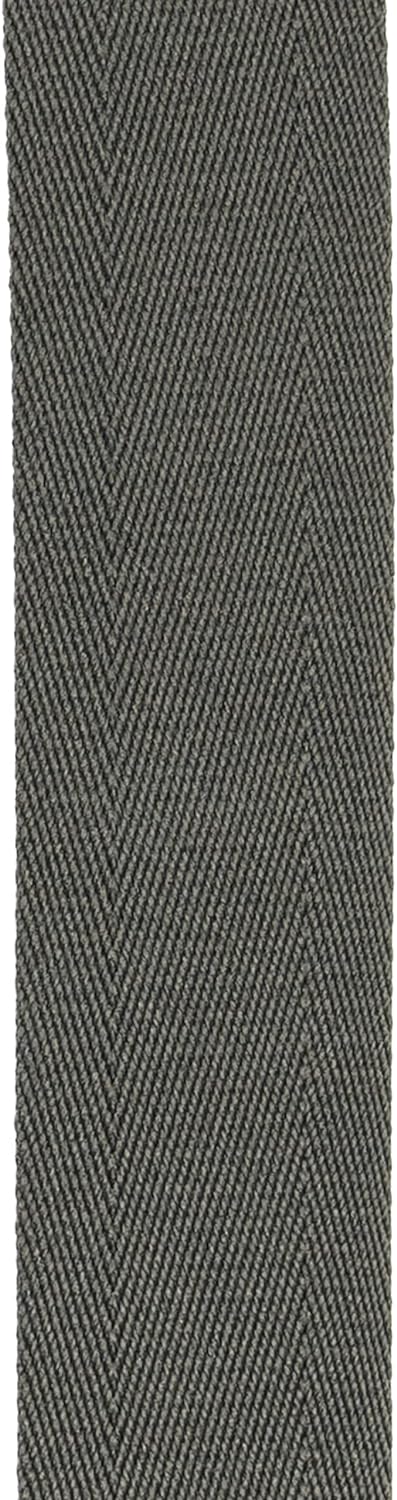 D'Addario Eco-Comfort Basic Woven Gitarrengurt Grau, Grau