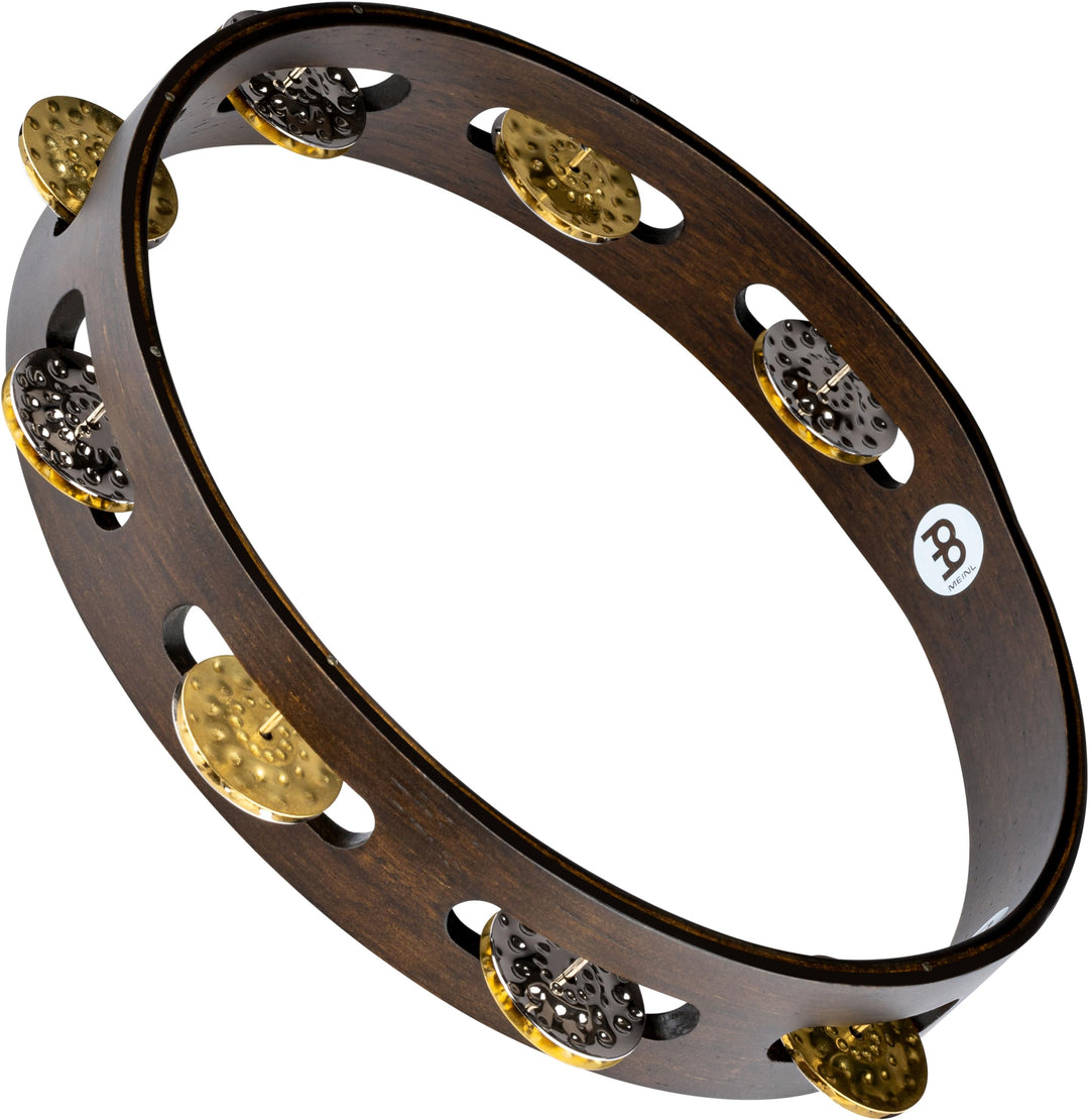 MEINL Percussion Vintage Tambourine - 10" walnut brown (TA1VM-WB)