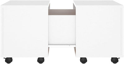 FIRBNUS Kleiner Tisch Wohnzimmer 60x60x38 cm Couchtisch Beistelltisch Holz Wohnzimmertisch Stilvolle