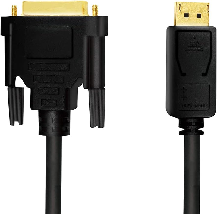 LogiLink CV0130 - DisplayPort (v1.2) auf DVI-D (24+1) Anschlusskabel für FULL HD Auflösungen von 108