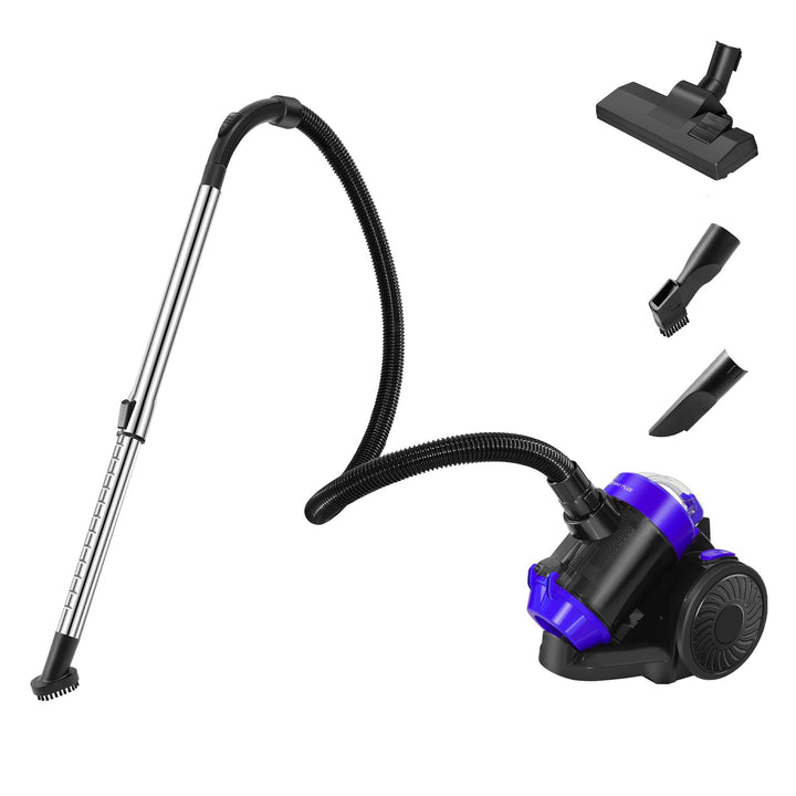 DayPlus 1000W Staubsauger Beutellos Bodenstaubsauger, Bodendüse für Parkett, Teppich, Fliesen, Hygie