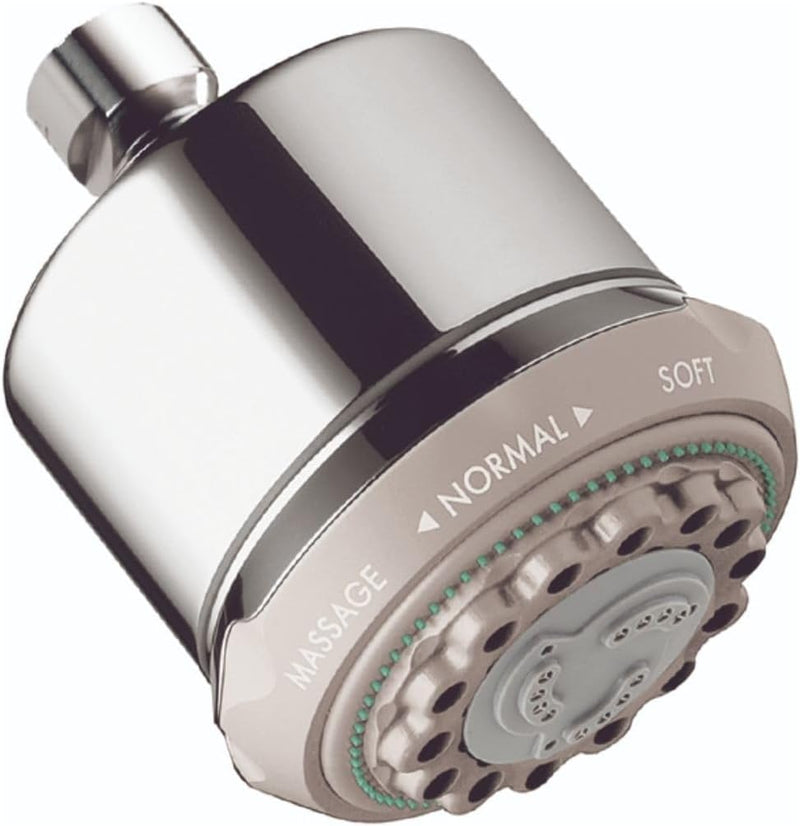 Hansgrohe HG28496001 Clubmaster Showerhead, Chrome, 4.02 x 3.54 x 3.54 inches, Chrome