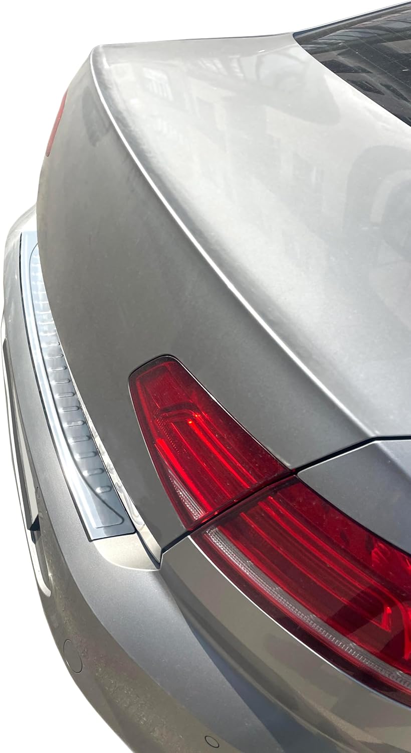 RECAMBO Ladekantenschutz Edelstahl Hochglanz poliert, Chrom Look - kompatibel für VW Passat B8 Limou