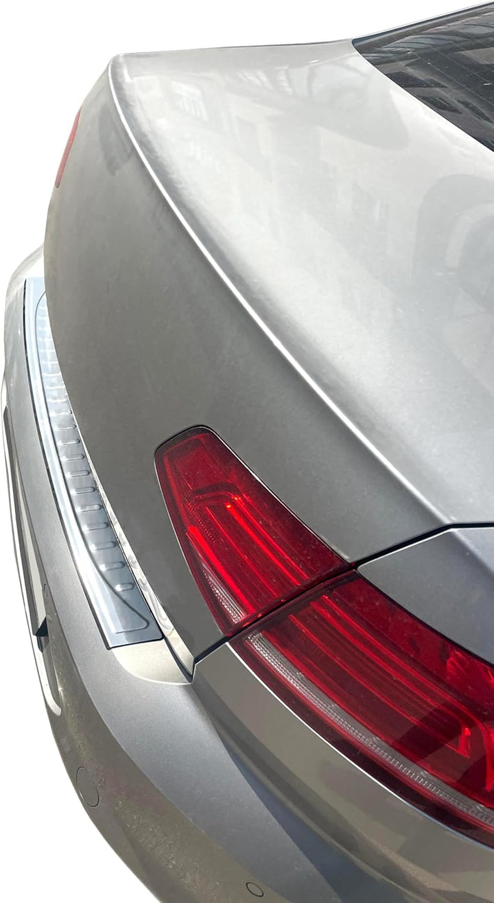 RECAMBO Ladekantenschutz Edelstahl Hochglanz poliert, Chrom Look - kompatibel für VW Passat B8 Limou