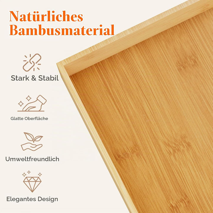 Lifewit 15er-Set Schubladen Organizer mit 6 Einsätzen, Verstellbare Aufbewahrungsbox mit 11 Fächern,