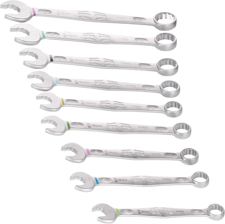 Wera 05020232001 6003 Joker 22 Set 1, Ringmaulschlüssel-Satz, metrisch, 22-teilig metrisch Single 22