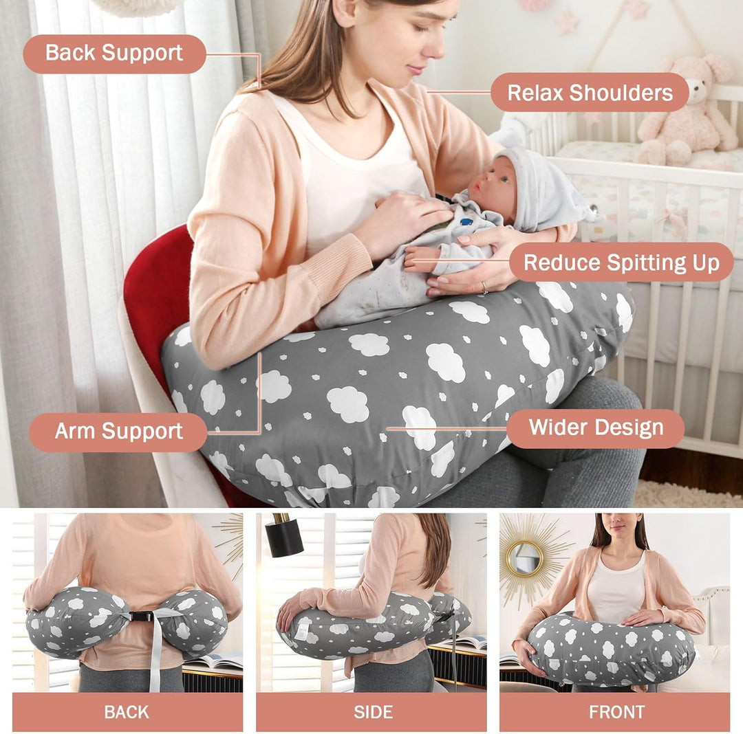 Stillkissen für das Stillen, Ergonomisches Stützkissen Schwangerschaftskissen für Mutter Baby, Still
