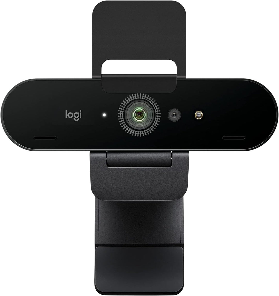 Logitech BRIO ULTRA-HD PRO Webcam, 4K HD 1080p, 5-fach Zoom, Hohe Bildfrequenz, HDR und RightLight 3