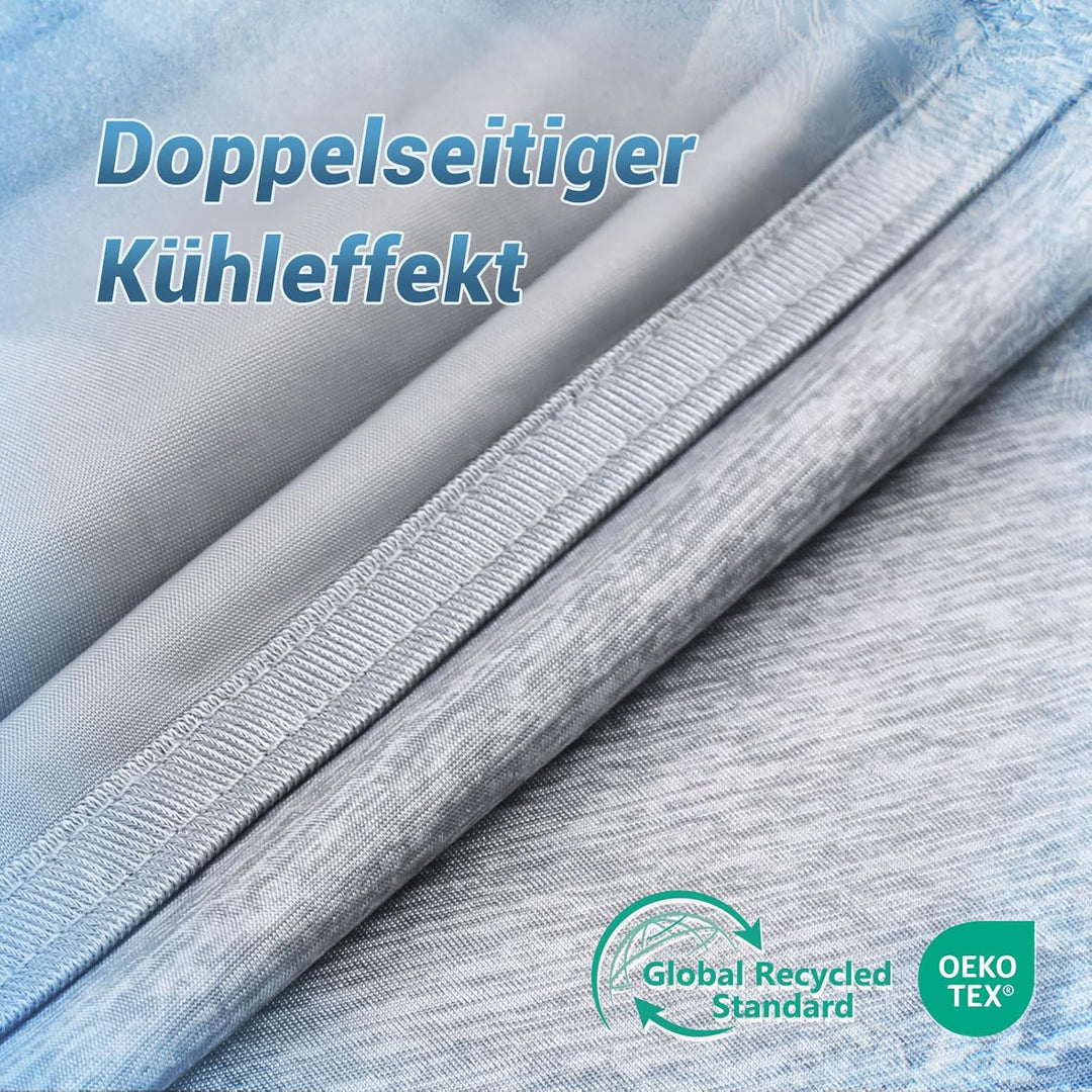 Elegear Kühldecke 130 x 170cm, Japanische Arc-Chill 3.0 Q-Max>0,5 Kühlfasern Selbstkühlende Sommerde