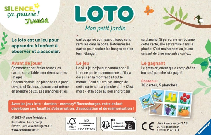 Loto Silence CA Pousse
