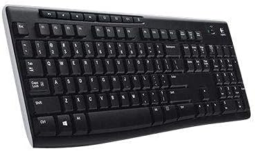 Logitech K270 Kabellose Tastatur für Windows, Französisches AZERTY-Layout - Schwarz