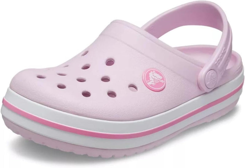 Crocs Unisex Kinder Crocband K Clog 28/29 EU Ballerina Pink, 28/29 EU Ballerina Pink