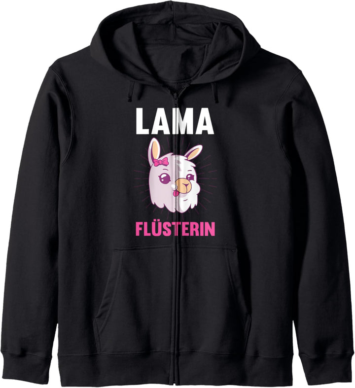 Lama Flüsterin Kapuzenjacke