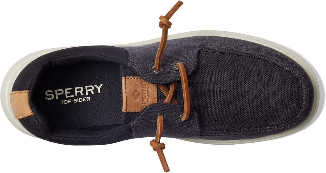Sperry Herren Capt MocSneaker 41 EU Weit Schwarz 1, 41 EU Weit Schwarz 1