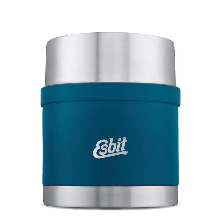 Esbit Thermobehälter Sculptor für Essen - Warmhaltebehälter 500 ml in Polar Blue - aus Edelstahl für