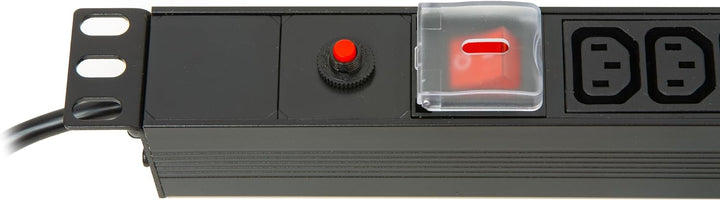 LINK lk10052 Steckdosenleiste 9 Fach weiblich IEC C13 Für Schrank Rack 19 " Single, Single
