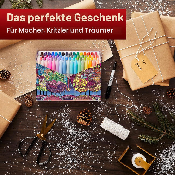 Sharpie Permanent Marker | Marker Stifte mit feinen und ultrafeinen Spitzen | exklusive Farben | 28 