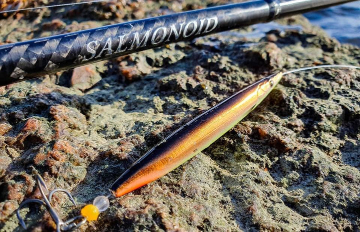 Savage Gear Salmonoid SG2 Schleppangel | Salzwasser-Schleppangel für Lachs und Forelle | 24+30T Carb
