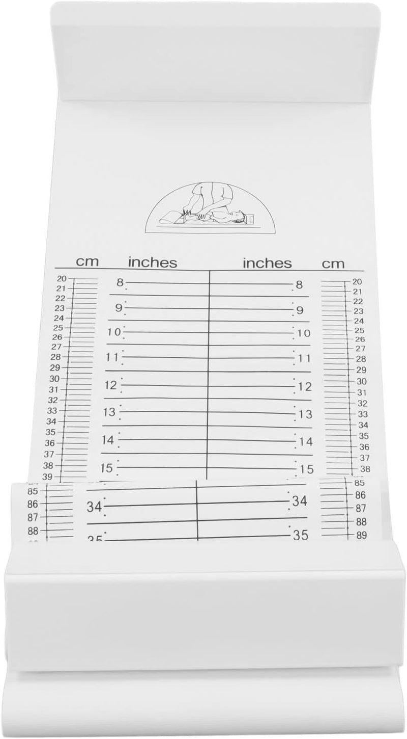 Baby-Höhenmessmatte, Baby-Höhenlineal, Säuglingsmessmatte, Neugeborenen-Wachstumstabelle, Waschbare,