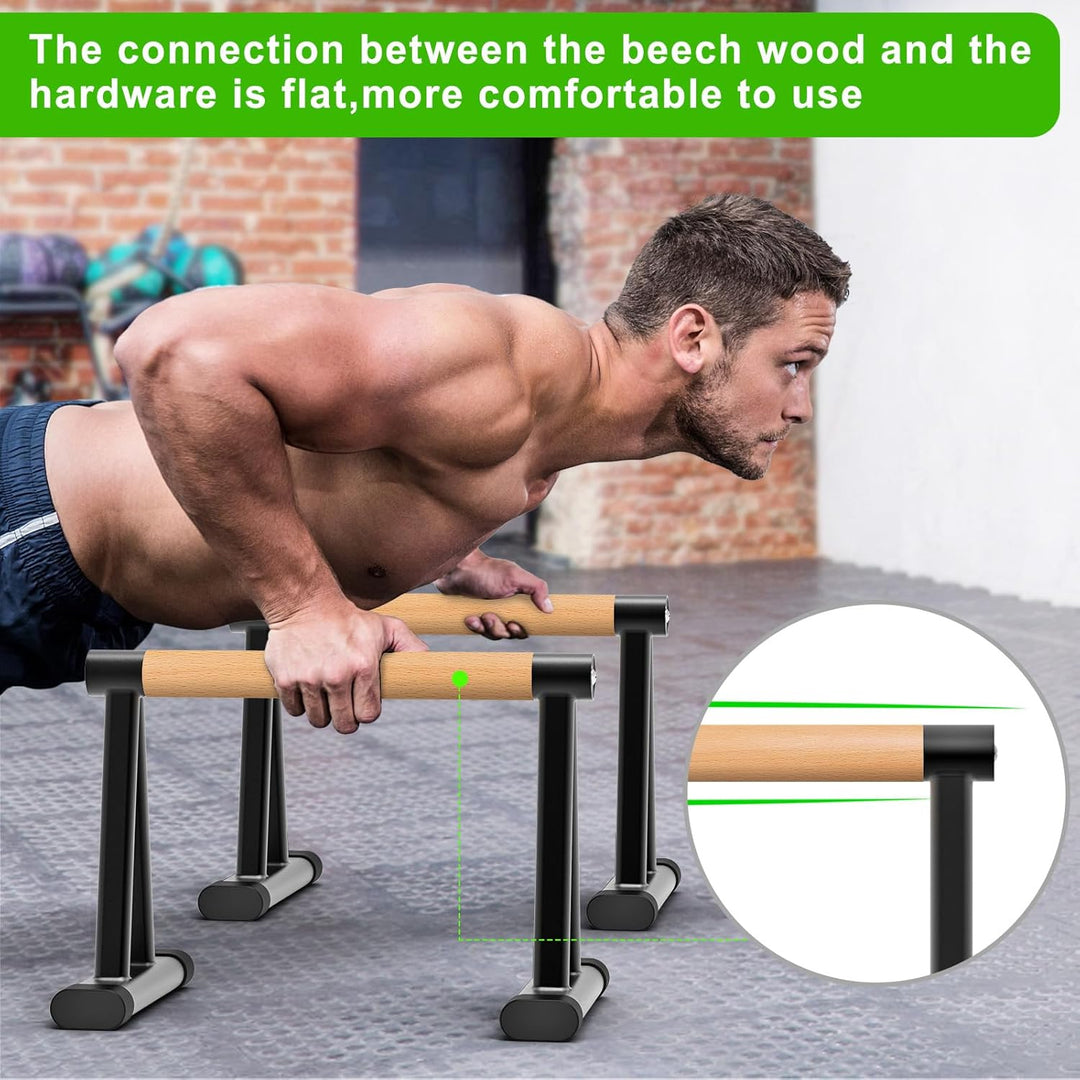 Dolibest Liegestützgriff, Calisthenics Parallettes Push up Griffe Fitness Handstand Boden rutschfest