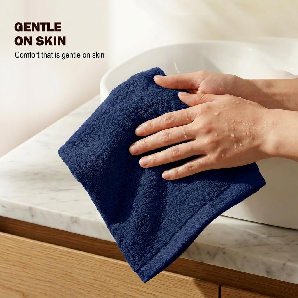 Utopia Towels Baumwoll-Seiftücher-Set, 100 % ringgesponnene Baumwolle, hochwertige Flanell-Seiftüche