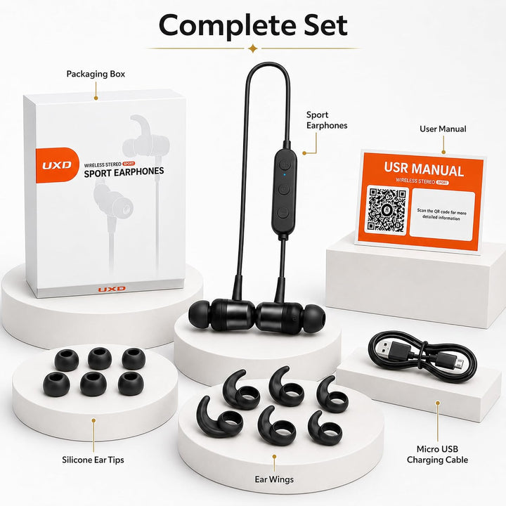 Bluetooth Kopfhörer In Ear, Magnetische Kabellose Sport Ohrhörer mit Mikrofon, 20 Std Akku, Bluetoot