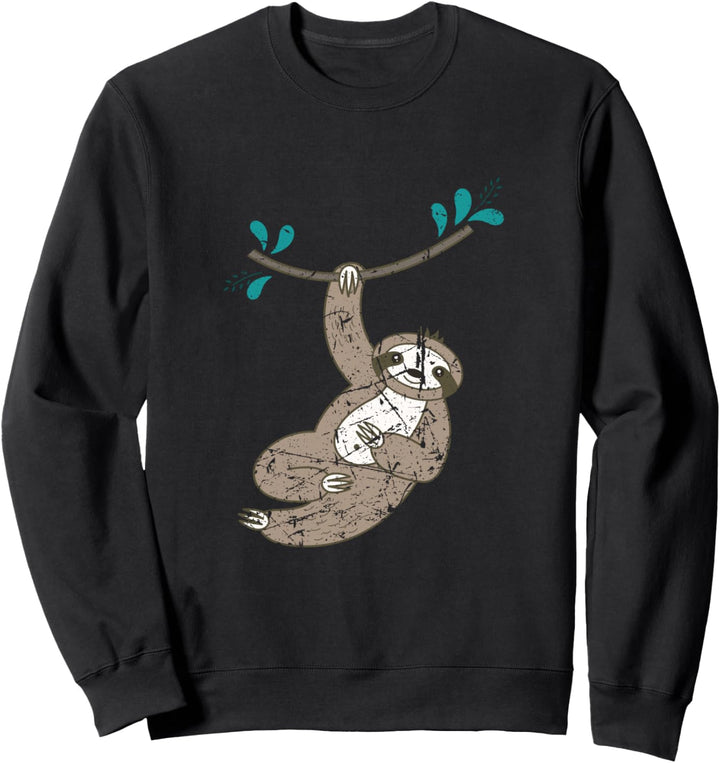 Lustiges Faultier-Design Faules Faultier in einem Sweatshirt