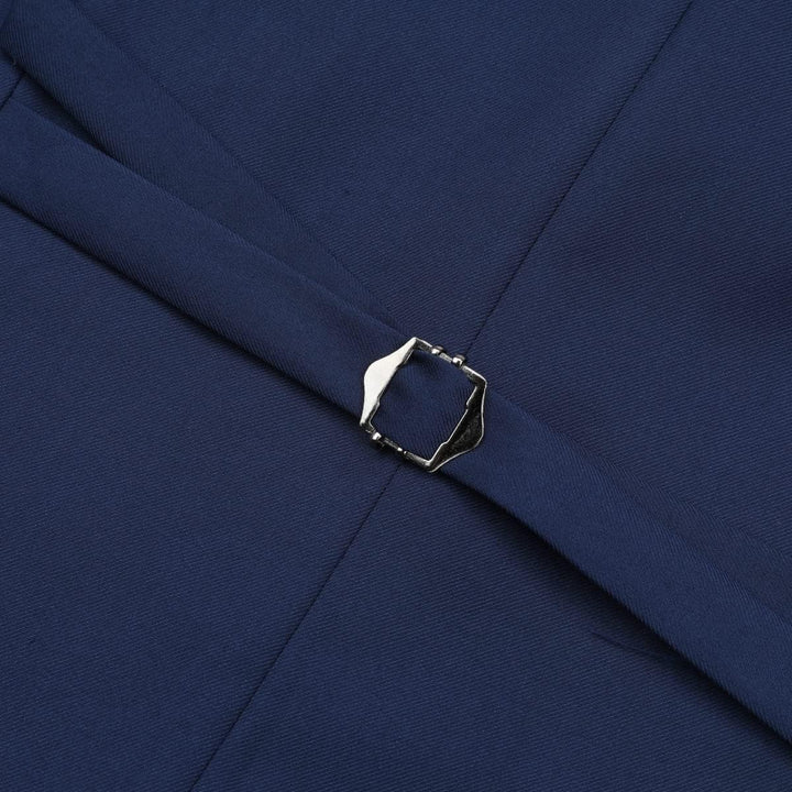 Herren Weste V-Ausschnitt Slim Fit Tweed Ärmellose Weste Vintage Business Formelle Hochzeit Business