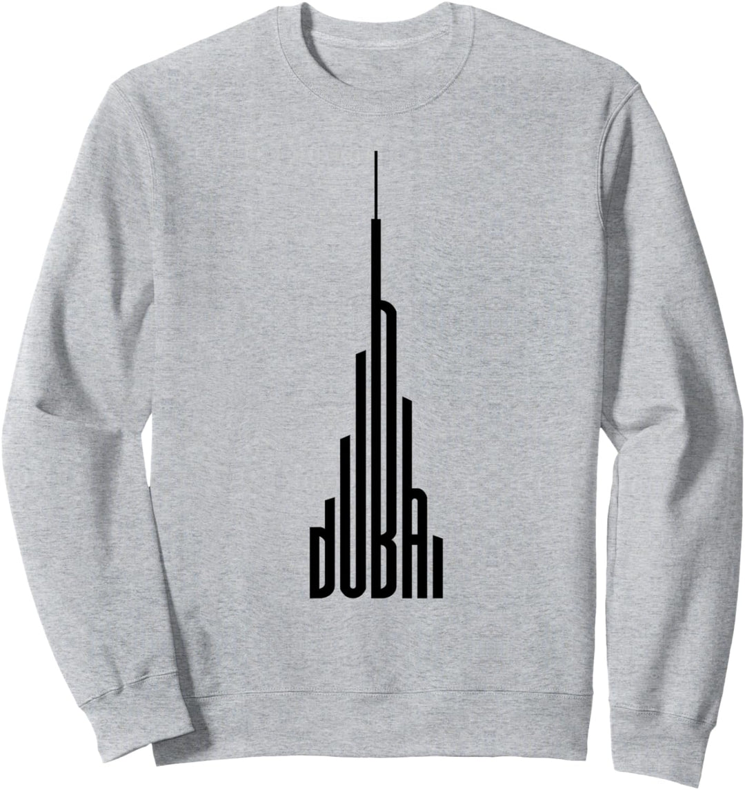 Cooler Dubai Burj Khalifa Wolkenkratzer Vintage Royalty Dubai UAE Sweatshirt