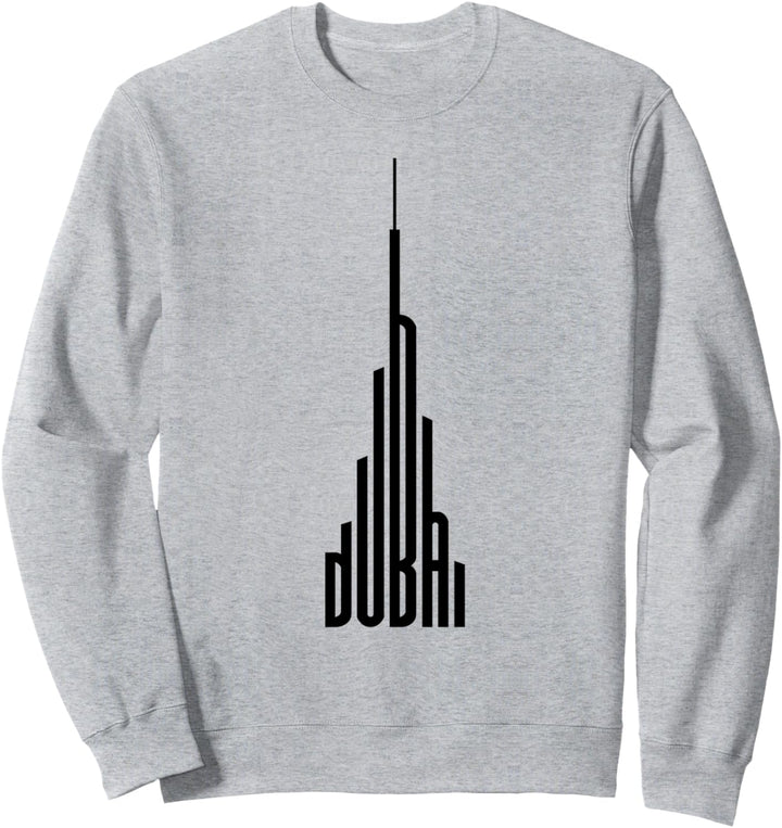 Cooler Dubai Burj Khalifa Wolkenkratzer Vintage Royalty Dubai UAE Sweatshirt