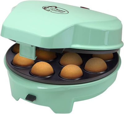 Bestron 3-in-1 Cakemaker im Retro Design, mit 3 auswechselbaren Backplatten, Donut-, Cupcake- und Ca