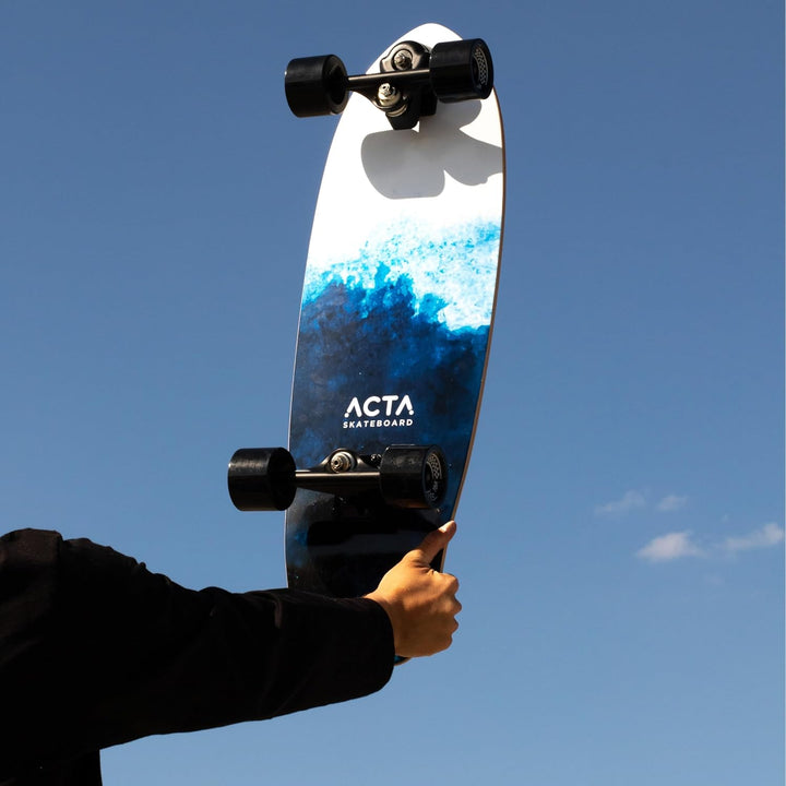 ACTA Surfskate Foam V2 31" - Ocean Surf-Skate Board aus Ahorn, 7-lagig, ideal für Anfänger & Fortges