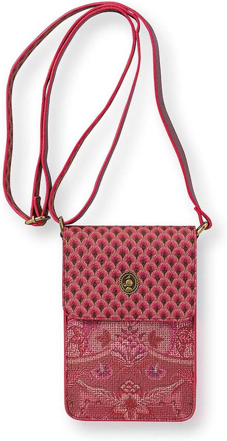 Pip Studio Handytasche Kyoto | Dark Pink - 13 x 20 x 4,7