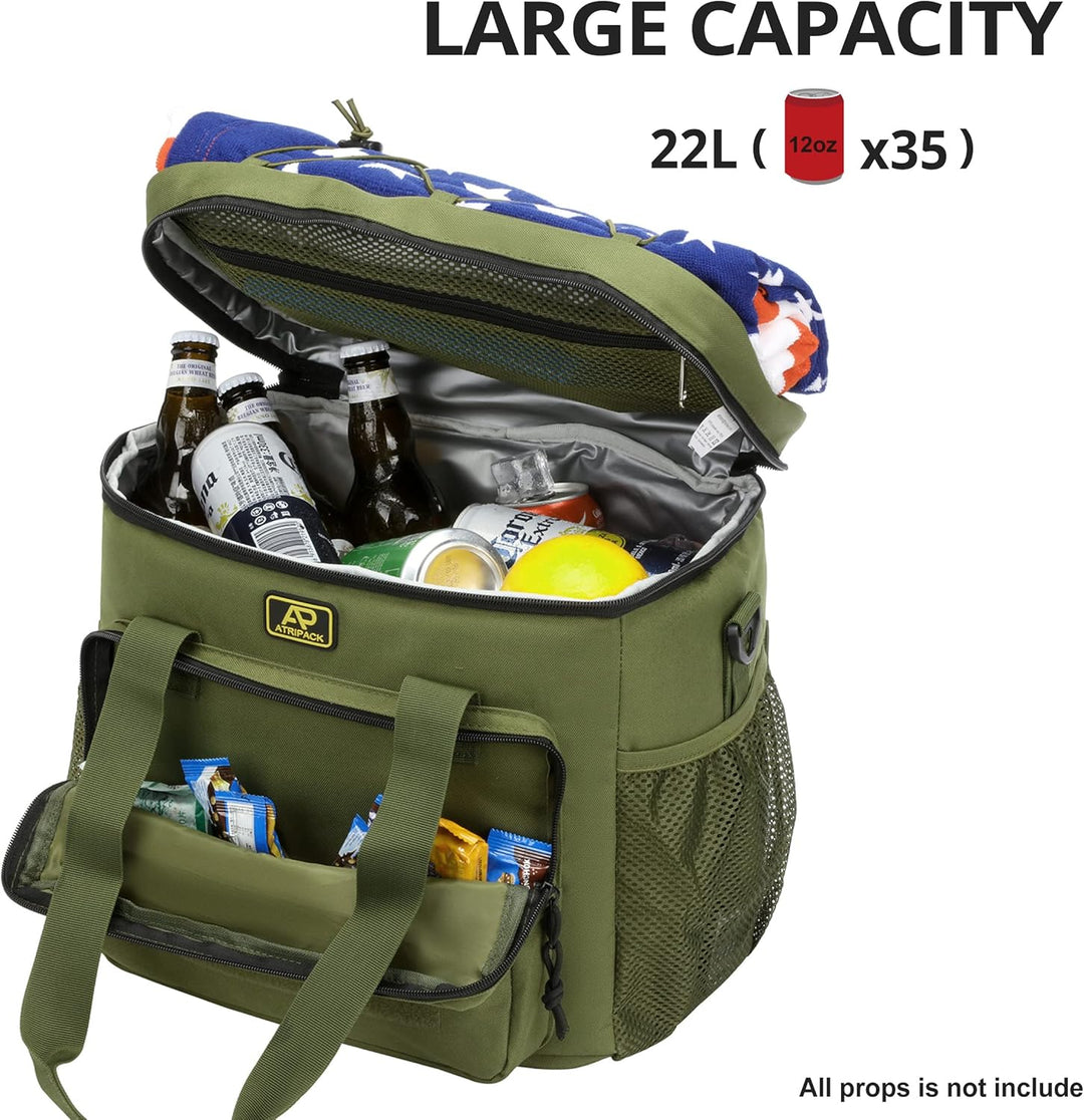 Taktische Lunch-Tasche für Männer, Isolierte und Auslaufsichere Lunchbox mit MOLLE-System, Grosse Kü