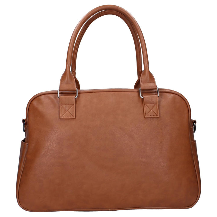 Kidzroom Luiertas -Cognac- Vegan Leather met ster 30*48*16cm Blau, 30*48*16cm Blau