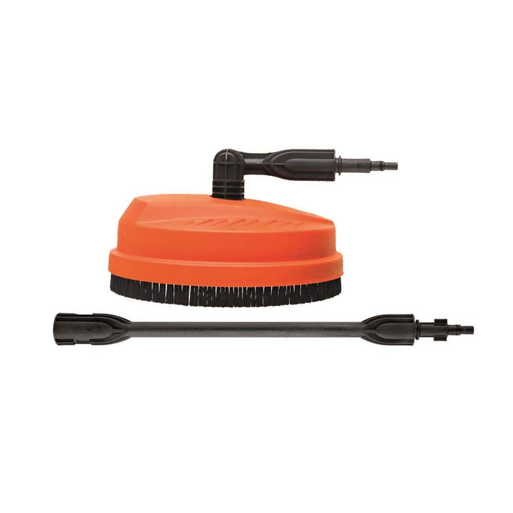 Black+Decker Flächenreiniger Patio Cleaner – Bodenreinigungszubehör für Hochdruckreiniger, Orange
