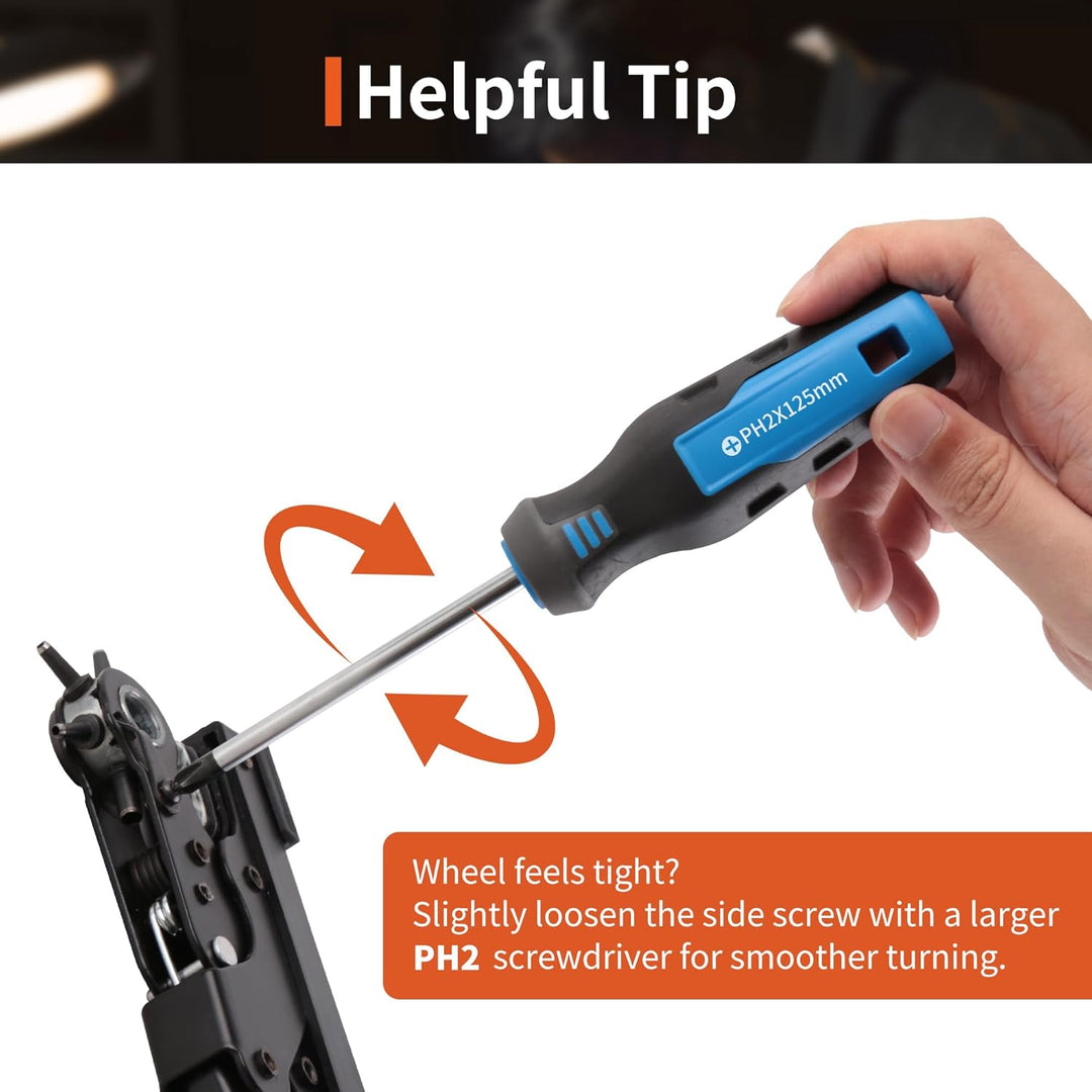 XOOL Lochzange für Leder, Gürtel Lochzange mit Hebelübersetzung, Ermüdungsfreies Arbeiten, Locher, G