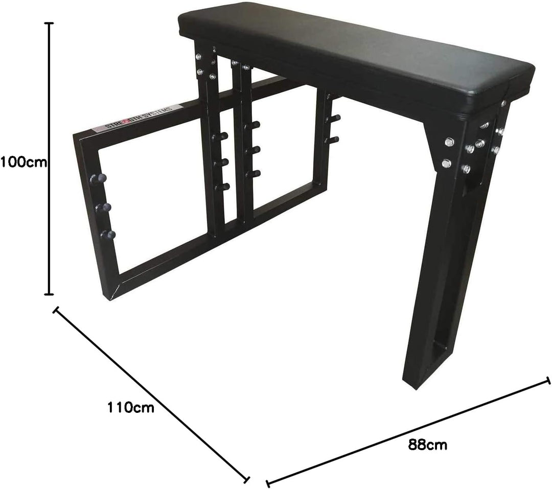Strengthshop - Seal Row/Chinesisches Ruderbank - Isolationsübung Chest Supported LAT Row Bench - Bar