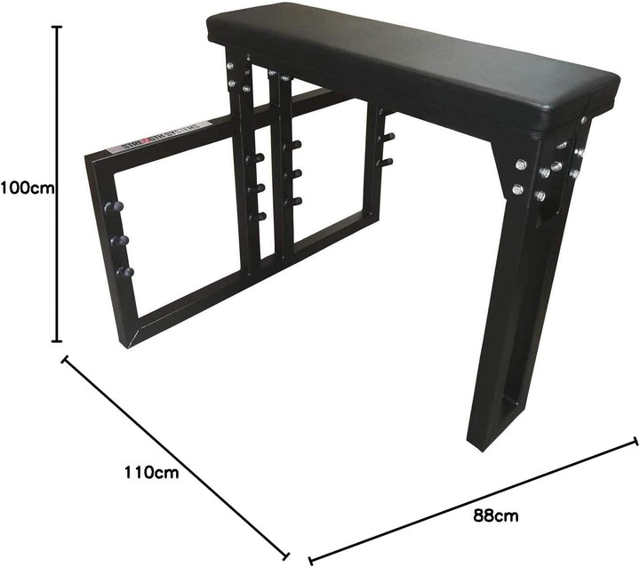Strengthshop - Seal Row/Chinesisches Ruderbank - Isolationsübung Chest Supported LAT Row Bench - Bar