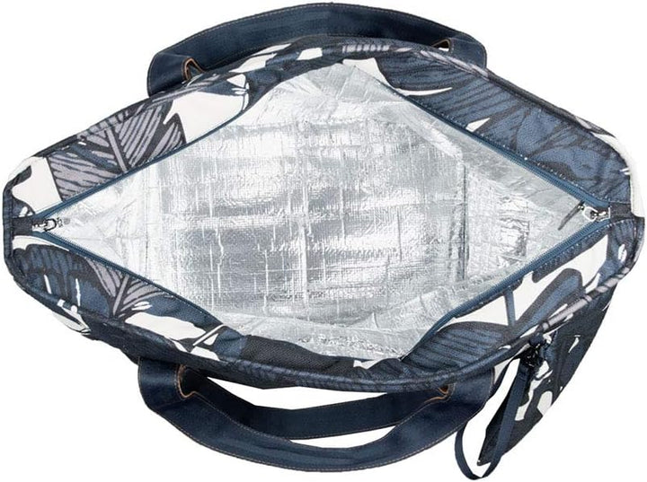 bel-sol Unisex-Adult Kathi Kühltasche, Blau Weiss, Mittel