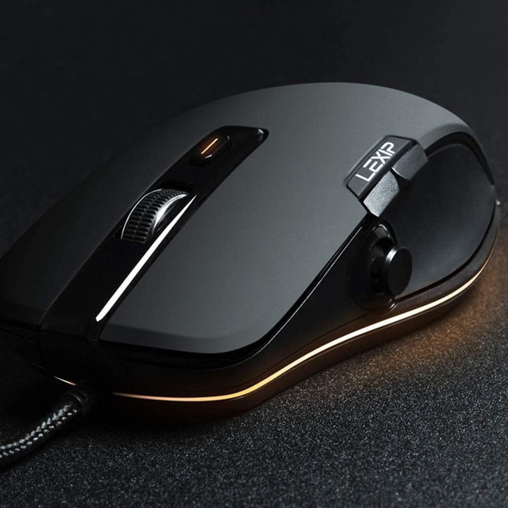 Lexip - Gaming Maus - Np93 Neptunium Alpha - Französische Innovation - 12 Programmierbare Tasten - U