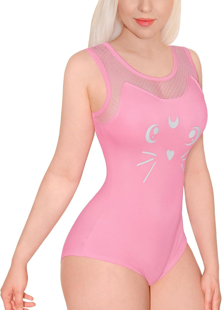 LittleForBig Baumwolle Strampler Onesie Pyjamas Bodysuit –Luna Einteiler Rock Set S Rosa, S Rosa