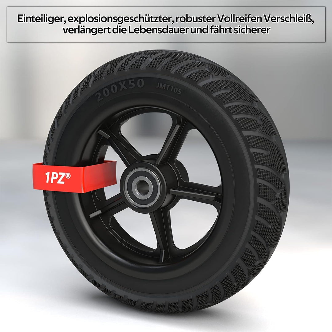 1PZ 8RD-7YE 200x50 Reifen 8 Zoll Vollgummireifen Nicht Pneumatischer Reifen Ersatz für Elektroroller